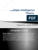 Task 3 Multiple Intelligence Theory