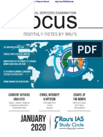 Rau's IAS Focus Jan 2020 PDF