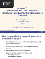 Ch. 7. Participants and Data Collection