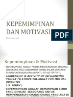 Kepemimpinan Dan Motivasi