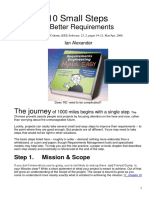 10 Steps For Requirements Engineering