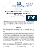 Design and Implementation of Water Level Management Using PLC and SCADA Visualization