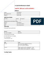 RHCE NW-Service Quickreference Sheet: Packages and Installation