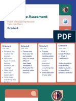 Summative Assesment: Grade 6
