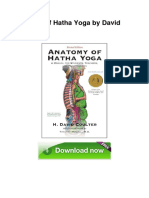 Anatomy of Hatha Yoga by David Coulter PDF