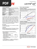 Locktite 242 Data Sheet