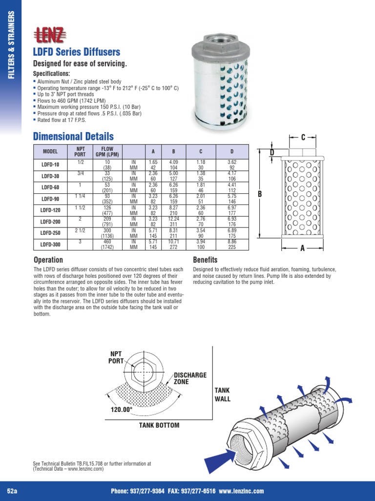 Hydraulic Intank Diffusers PDF Fluid Dynamics Applied And Interdisciplinary Physics