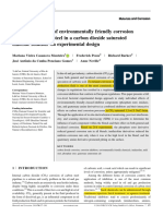 Analysis of The Use of Environmentally Friendly Corrosion