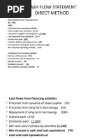 Cash Flow Direct Method