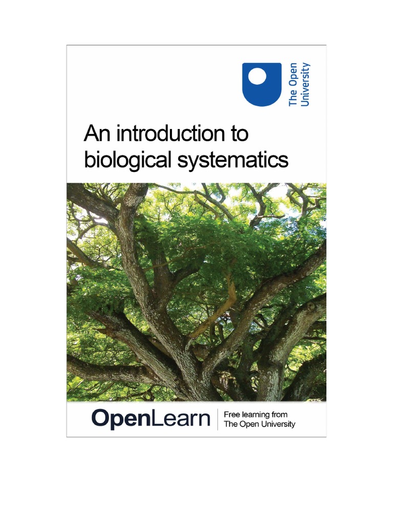 An Introduction To Biological Systematics PDF Taxonomy (Biology