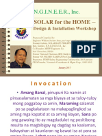 Solar For The Home-Design & Installation Workshop-2017 PDF