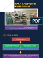 Persiapan Anestesi & Premedikasi PDF
