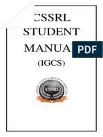 CSSRL IGCS Student Manual PDF