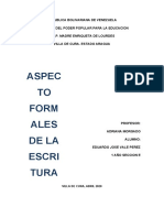 Trabajo Aspecto Formales Escritura