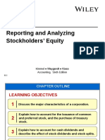 Reporting and Analyzing Stockholders' Equity: Kimmel Weygandt Kieso Accounting, Sixth Edition