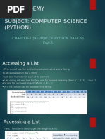 CLASS 12 COMPUTER CH-1 DAY -5