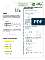 Propiedades de la potenciación de números enteros