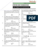 Permutations and Combinations - Advanced Questions PDF