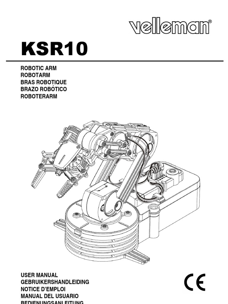 Robotic Arm Manual PDF Manufactured Goods Nature