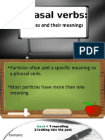 Phrasal Verbs-Particles and Their Meanings