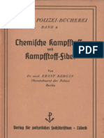 Chemische Kampfstoffe Und Kampfstoff-Fibel Von Ernst Bergin