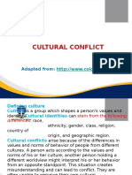 Cultural Conflict: Adapted From