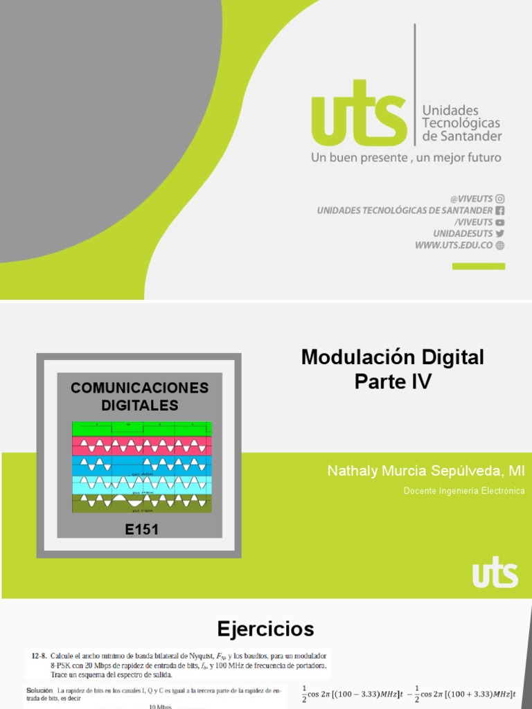 Ejercicios de Modulación QAM | PDF | Telefonía | Tecnología de medios