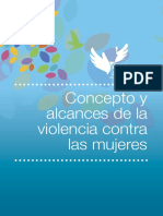 2. Concepto y alcances de la violencia contra las mujeres.