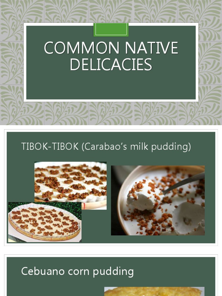 Filipino Native Delicacies Recipes | PDF