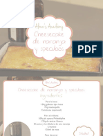 Cheesecake de Naranja y Speculoos PDF