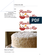 Bolo de Coco Com Doce de Leite PDF