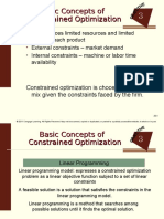 Basic Concepts of Constrained Optimization