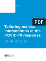 WHO - 2020 - Tailoring Malaria Interventions in The COVID-19 Response