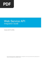 Web Service API: Integration Guide