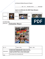 Sebastian Bayer: To Identify and Prepare An Athlete For The 2020 Tokyo Olympics