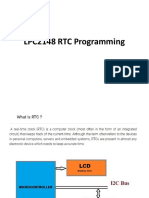 LPC2148 RTC Programming
