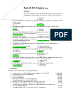 TAX. M-1401 Estate Tax: Hakdog Basic Terminologies