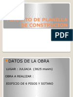 Formato de Planilla de Construcion Civil