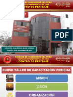 Exposición Curso Taller Pericial