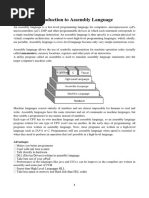 Introduction To Assembly Language: Advantages