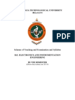 Visvesvaraya Technological University: Scheme of Teaching and Examination and Syllabus