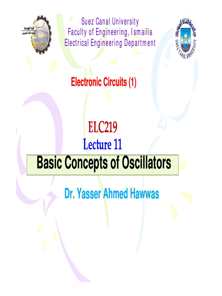 LEC8 - Oscillator 1 PDF | PDF