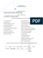 Monitoring #3 Grammar Worksheet Topoics