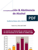 Intoxicación & Abstinencia por consumo de Alcohol