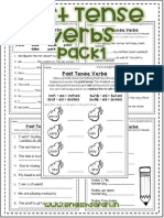 Past Tense Verbs Pack1