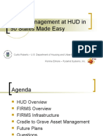 Asset Management at HUD in 50 States Made Easy