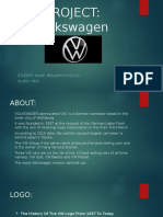 Project: Volkswagen: Student Name: Benjamin Kozlica Class: Iiim1