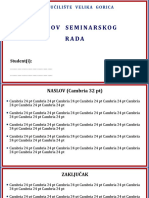 Naslov Seminarskog Rada: Veleučilište Velika Gorica