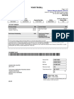 Your TM Bill: Page 1 of 5 Level 51, Menara TM, 50672 Kuala Lumpur ST ID: W10-1808-31001554