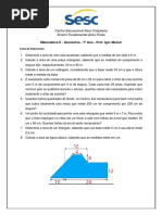 Lista de Exercícios - 7º Ano